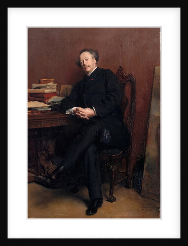 Alexandre Dumas, fils by Ernest Jean Louis Meissonier