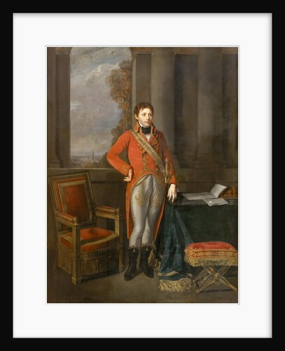 Napoleon Bonaparte as First Consul before a view of Antwerp by Jean-Baptiste Greuze