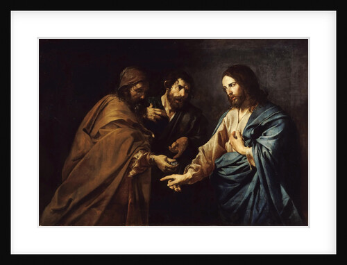 The Tribute Money by Valentin de Boullogne