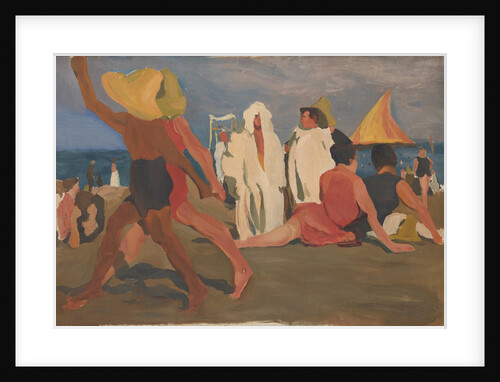 Bathers on the Lido, Venice (Serge Diaghilev and Vaslav Nijinsky on the Beach) by Léon Bakst