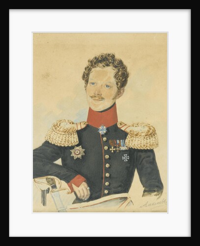 Portrait of Yegor Fyodorovich Meiendorf by N.M. Alexeyev