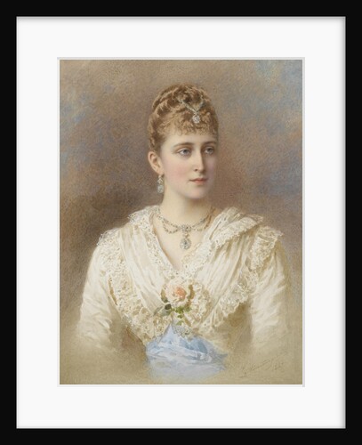 Portrait of Grand Duchess Elizaveta Fyodorovna (1864?1918) by Stepan Fyodorovich Alexandrovsky