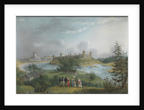 View of the Ivangorod Fortress by Johannes Hau