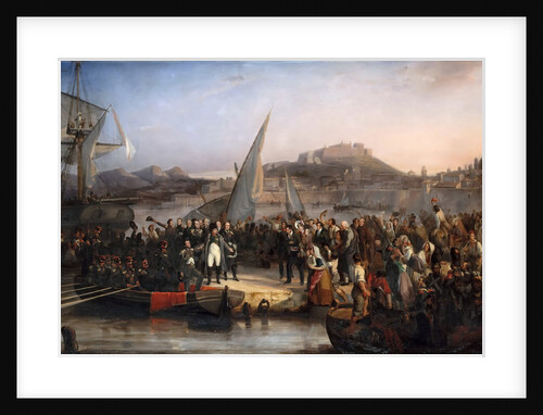 Napoleon leaving the island of Elba on February 26, 1815 by Joseph Beaume