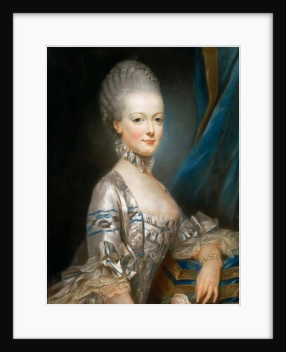 Portrait of Archduchess Maria Antonia of Austria, the later Queen Marie Antoinette of Fr by Joseph Ducreux