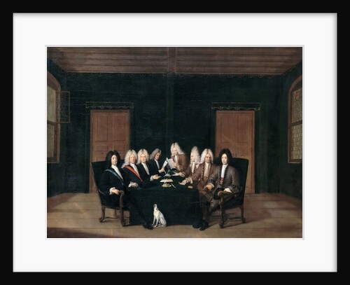 The emissaries of the peace congress of Baden on september 7th, 1714 by Johann Rudolf Huber