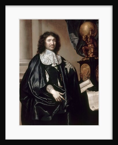 Portrait of Jean-Baptiste Colbert by Claude Lefèbvre