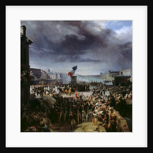 The National Guard of Paris leaves for the Army, September 1792 by Léon Cogniet