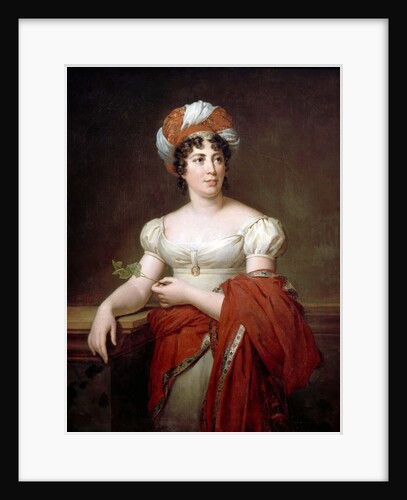 Portrait of the author Baronne Anne Louise Germaine de Staël by François Pascal Simon Gérard