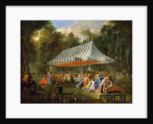 Celebration give by le Prince Louis François de Conti in honour of Charles William Ferdinand, Heredi by Michel Barthélemy Ollivier