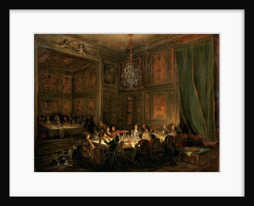 Supper of Prince de Conti at the Temple, 1766 by Michel Barthélemy Ollivier