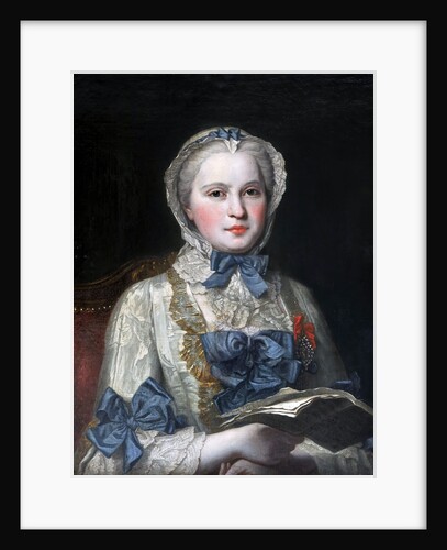 Portrait of Princess Maria Josepha of Saxony (1731?1767) by Maurice Quentin de La Tour