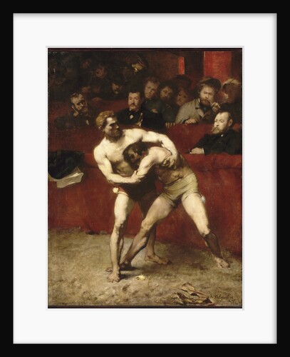 Wrestlers by Alexandre Falguière