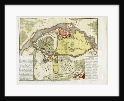 Map of the Battle at Narva by Anonymous master