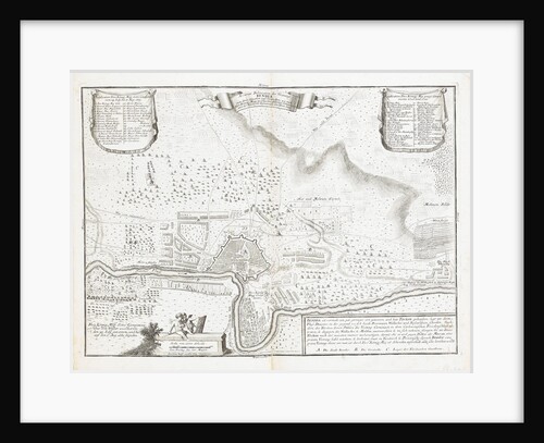 Map of the fortress of Bender by Jeremias Wolff