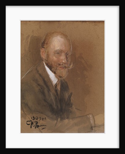 Portrait of the Playwright Prince Vladimir Vladimirovich Bariatinsky by Ilya Yefimovich Repin