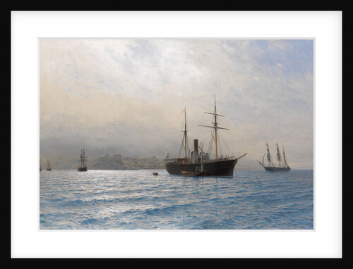 Russian Ship at the entrance to the Bosphorus strait, after the Russo-Turkish war of 1877?1878 by Lev Felixovich Lagorio