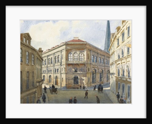 View of the Riga Stock Exchange by Albert Nikolayevich Benois