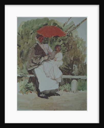 Nurse with a child by Konstantin Andreyevich Somov