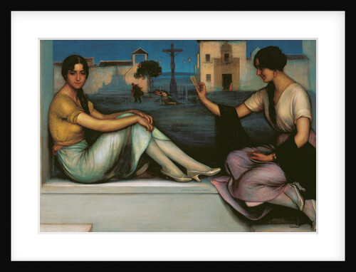 Fortune-telling by Julio Romero de Torres