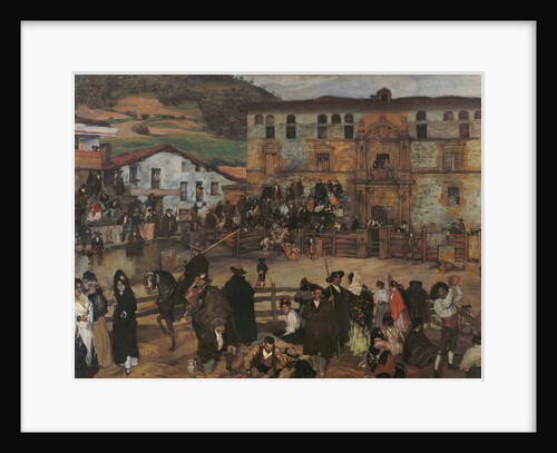 Bullfight in Éibar by Ignacio Zuloaga y Zabaleto
