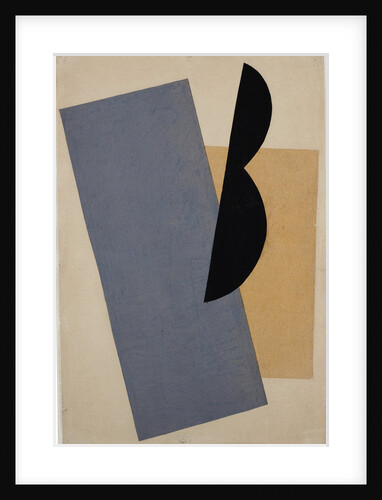 Composition (Blue-Yellow-Black) by Lyubov Sergeyevna Popova