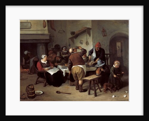 The Fat Kitchen by Jan Havicksz Steen