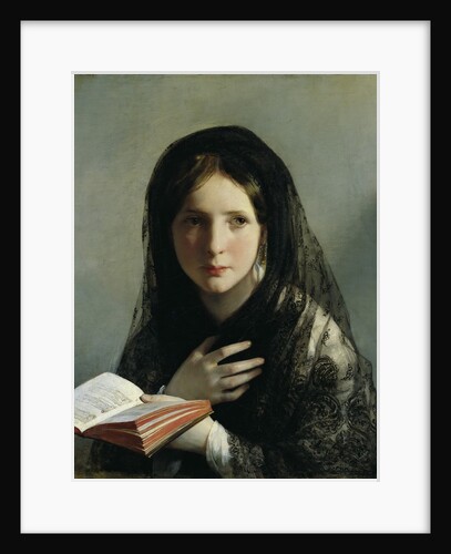 Lost in Her Dreams by Friedrich Ritter von Amerling