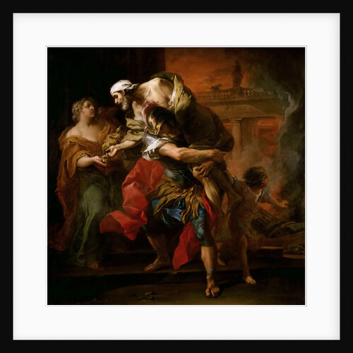 Aeneas Carrying Anchises by Carle Van Loo
