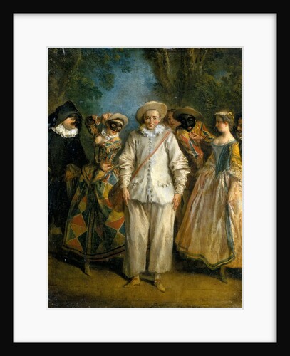 The Actors of the Commedia dellArte by Nicolas Lancret
