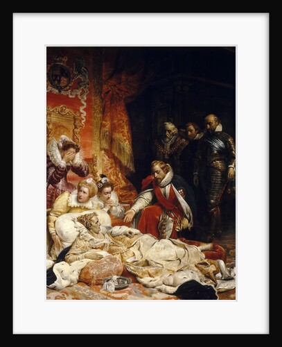 The Death of Elizabeth I, Queen of England by Paul Hippolyte Delaroche