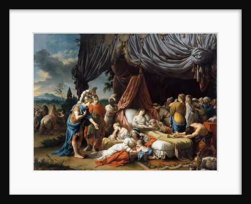 Alexander the Great and Hephaestion at the Deathbed of the wife of Darius III by Louis-Jean-François Lagrenée