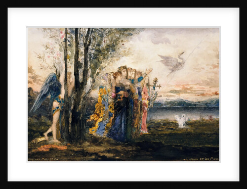 Cupid and the Muses by Gustave Moreau