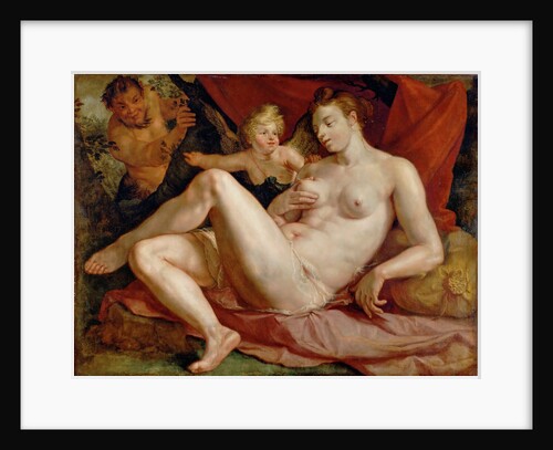 Jupiter and Antiope by Hendrick Goltzius