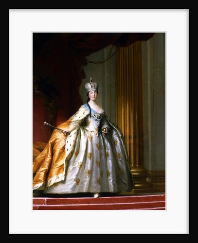 Portrait of Empress Catherine the Great in her Coronation Robe by Vigilius Erichsen