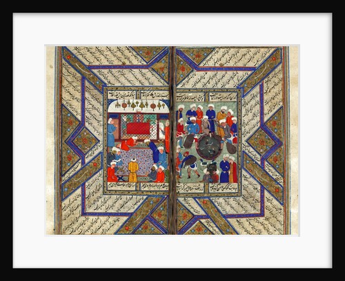 Prayers in a Mosque by Iranian master