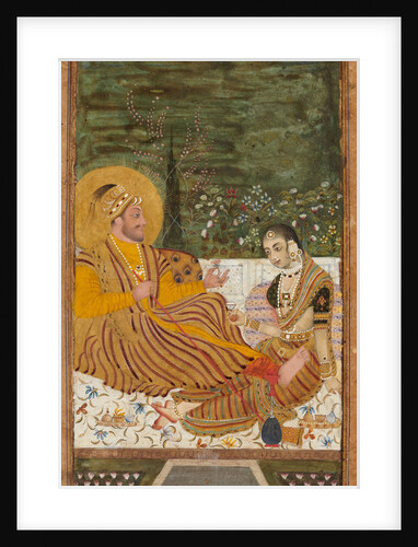 Ali Adil Shah II of Bijapur with a Woman by Indian Art