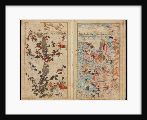 The Battle of Keresztes in 1596 (From Manuscript Mehmed IIIs Campaign in Hungary by Turkish master