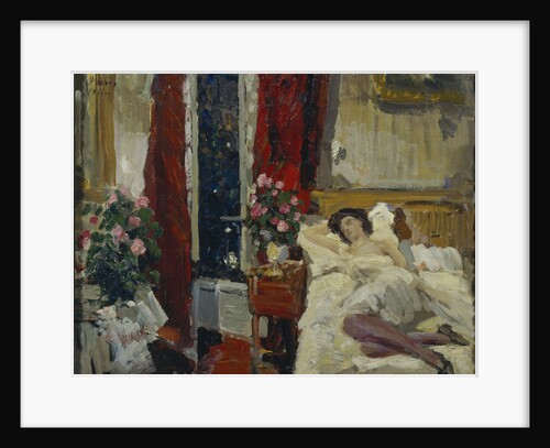In the room by Konstantin Alexeyevich Korovin