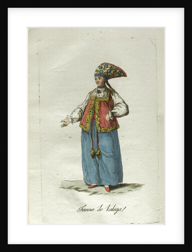 A Maiden from Kaluga in Festive Dress by Jacques Grasset de Saint-Sauveur