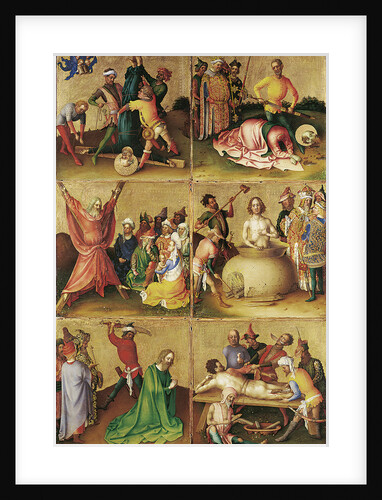 Martyrdom of the Apostles. Left panel by Stephan Lochner