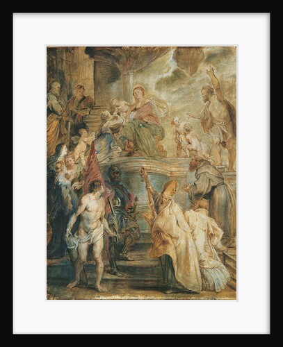 The Mystical Marriage of Saint Catherine by Pieter Paul Rubens
