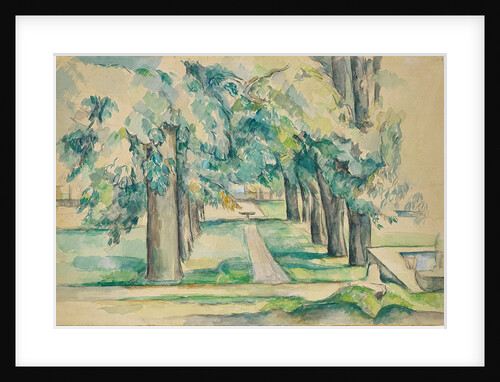 Avenue of Chestnut Trees at the Jas de Bouffan by Paul Cézanne