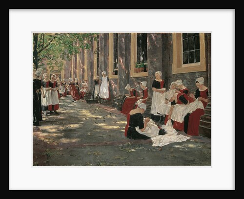 Free Period in the Amsterdam Orphanage by Max Liebermann