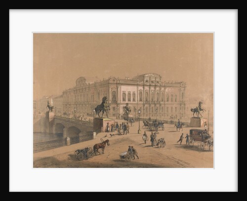 The Beloselsky-Belozersky Palace in Saint Petersburg by Jules Charlemagne
