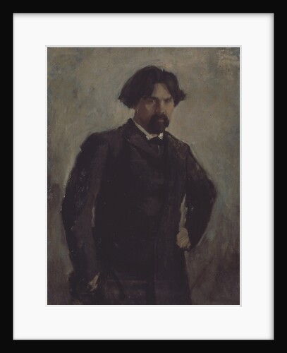 Portrait of the artist Vasily Surikov by Valentin Alexandrovich Serov