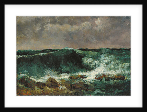 The Wave by Gustave Courbet