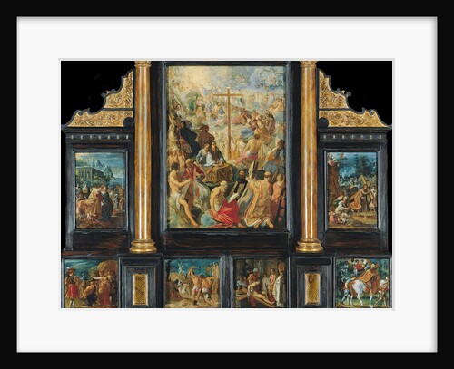 The Frankfurt Altarpiece of the Exaltation of the True Cross by Adam Elsheimer
