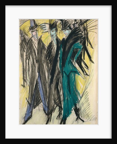 Berlin Street Scene by Ernst Ludwig Kirchner