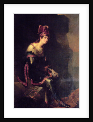 Portrait of Princess Zinaida Alexandrovna Volkonskaya in the Habit of Tancred by Fyodor Antonovich Bruni
